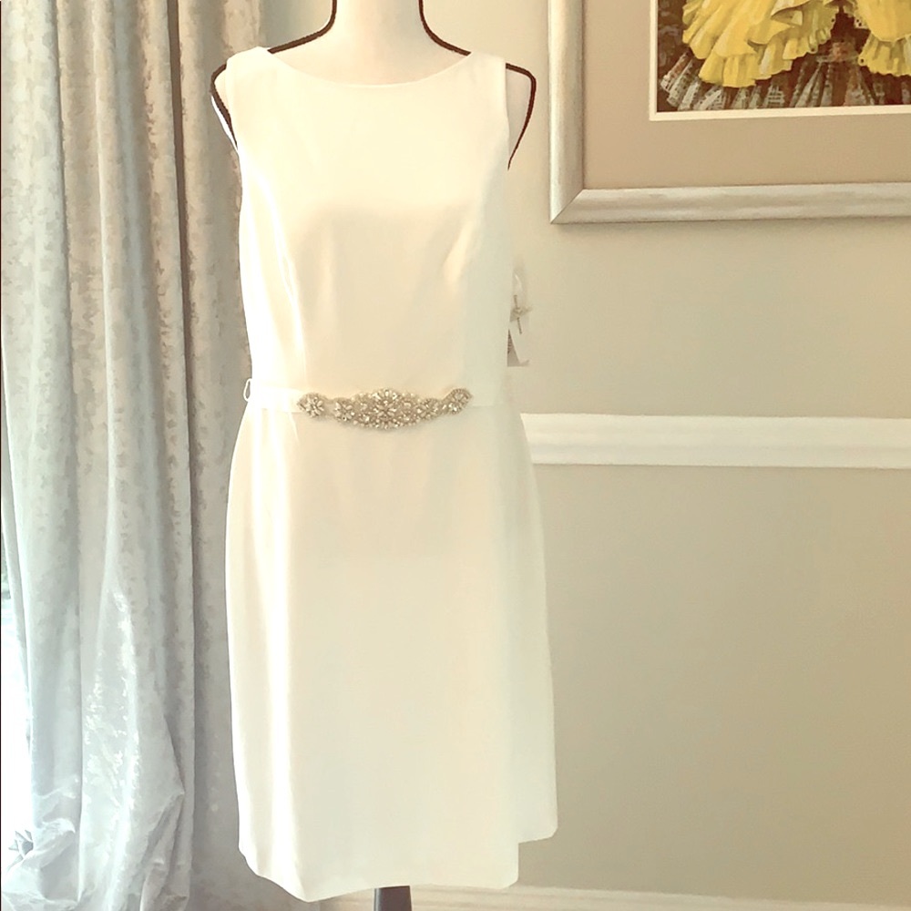 NWT David’s Bridal White Dress✨✨✨